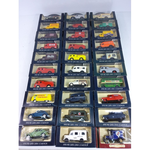 31 - 30 boxed model vehicles