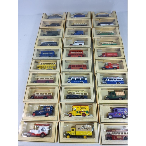 39 - 30 boxed model vehicles