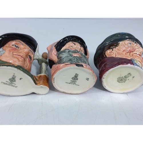 56 - 24 miniature Doulton Toby jugs