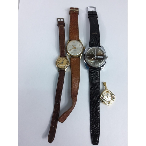 367 - 3 boxed watches and a boxed pendant watch