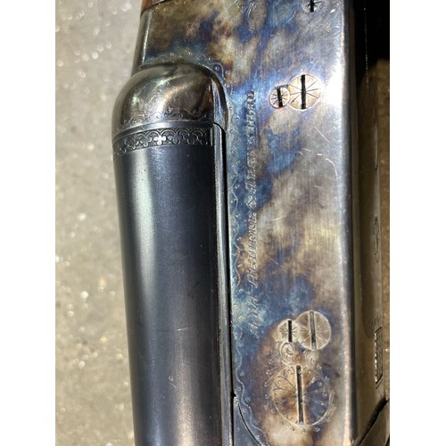 102 - 20 Bore Side by side shot gun by AYA - Serial number S63826 - Please note the purchaser of this will... 