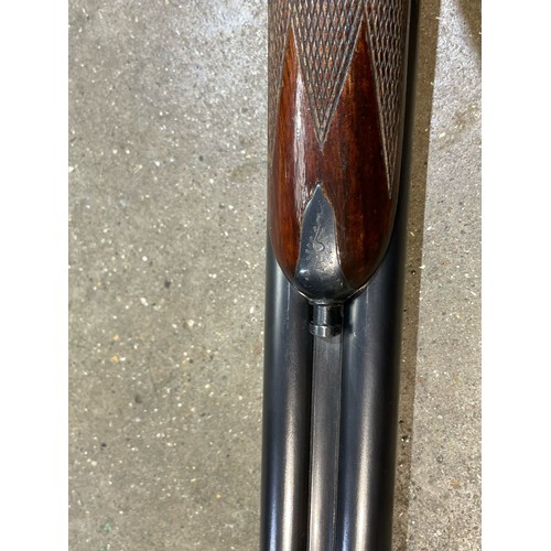 102 - 20 Bore Side by side shot gun by AYA - Serial number S63826 - Please note the purchaser of this will... 