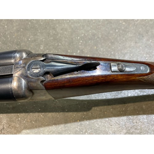 100 - 12Bore Side by side shot gun by AYA - Serial number 317247 - Please note the purchaser of this will ... 