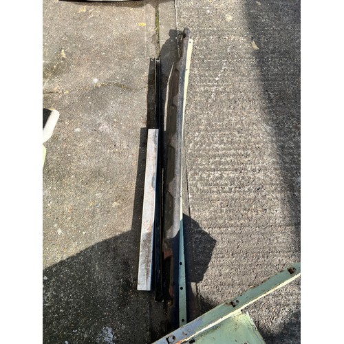 11 - Very large quantity of Classic Land Rover body panels including, quarter panels, wings, and other bo... 