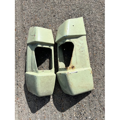 11 - Very large quantity of Classic Land Rover body panels including, quarter panels, wings, and other bo... 