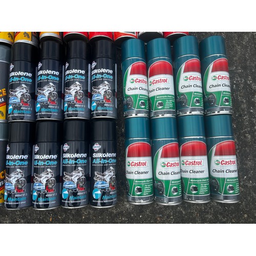 35 - Large quantity of Vehicle spray cans, Ultra 2040, Air intake Cleaner, Advance universal spray, Advan... 