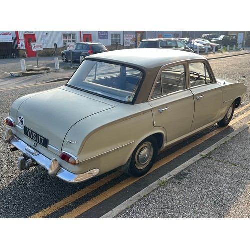 38 - Green/Gray Vauxhall Victor Deluxe 1963, 1.5l petrol with a 4 speed manual gearbox. MOT, ULEZ & Tax e... 