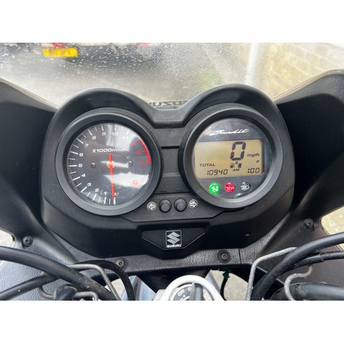 43 - Black Suzuki Bandit  registration LV56 LYZ first registered in December 2006, 600cc petrol, this is ... 
