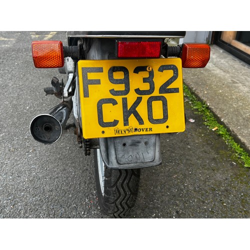 41 - Black Honda 1988 CB125T registration F932CKO, this bike is a nice addition to anyones collection, it... 