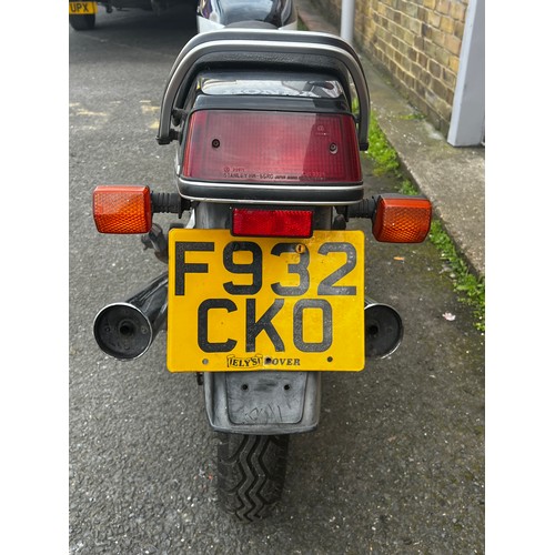 41 - Black Honda 1988 CB125T registration F932CKO, this bike is a nice addition to anyones collection, it... 