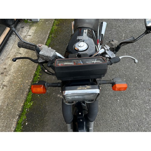 41 - Black Honda 1988 CB125T registration F932CKO, this bike is a nice addition to anyones collection, it... 