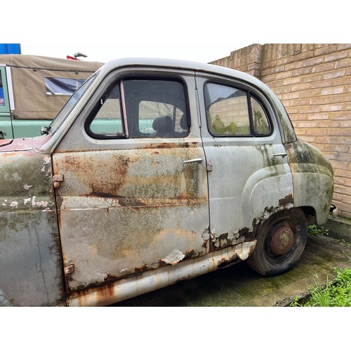 45 - Spares or repair Austin A35.
The car has been sat for a long time and as you can see has been hit wi... 