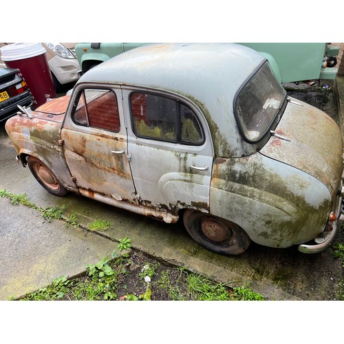 45 - Spares or repair Austin A35.
The car has been sat for a long time and as you can see has been hit wi... 