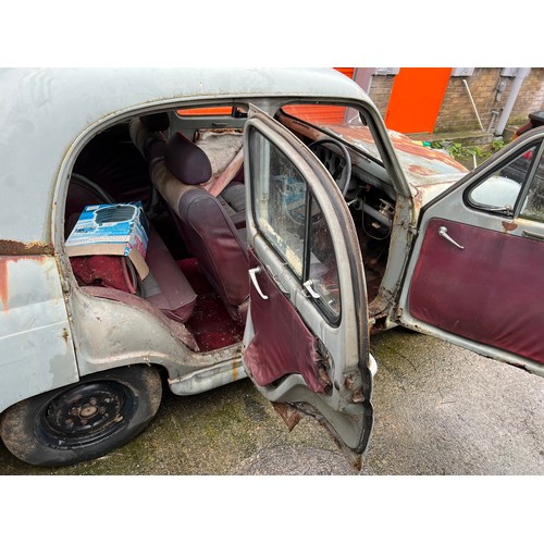 45 - Spares or repair Austin A35.
The car has been sat for a long time and as you can see has been hit wi... 