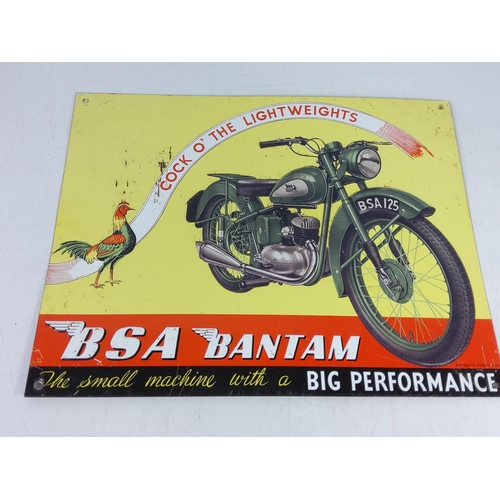 106 - 2 metal motorbike signs