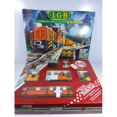 221 - Lehmann boxed train set, G Grade circa 1989