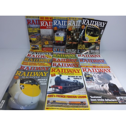 165 - 4 boxes of railway magazines