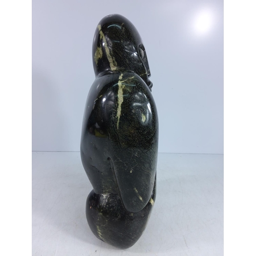 178 - Heavy carved stone tribal style figure, 38 x 20 x 15cms,12.45kg