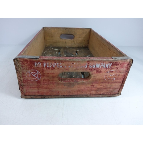 203 - Dr Pepper drinks crate, Redex bottle, shoe lasts etc