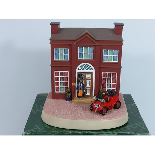 44 - 4 Robert Harrop Camberwick Green figures, CGM11 Mr Crockett's Garage, CGM09 Fishmonger Shop, CGM07 D... 