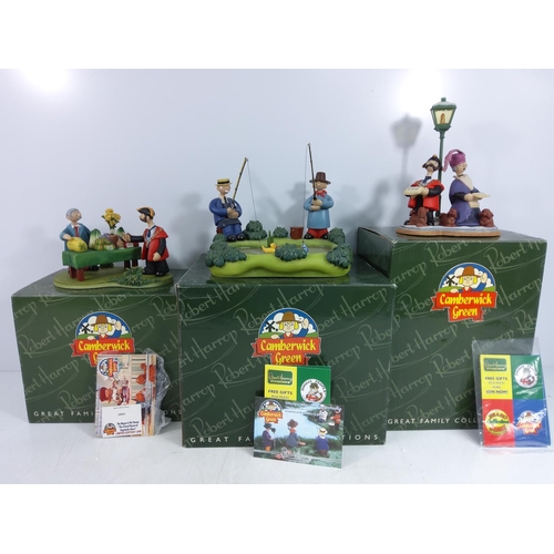 45 - 3 large Robert Harrop Camberwick Green figures, CGS07 The Mayor & Mr Clamp Limited Edition 1st Editi... 