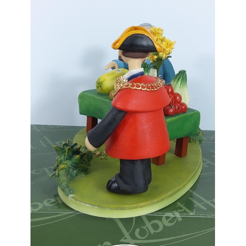 45 - 3 large Robert Harrop Camberwick Green figures, CGS07 The Mayor & Mr Clamp Limited Edition 1st Editi... 