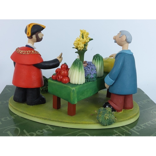 45 - 3 large Robert Harrop Camberwick Green figures, CGS07 The Mayor & Mr Clamp Limited Edition 1st Editi... 