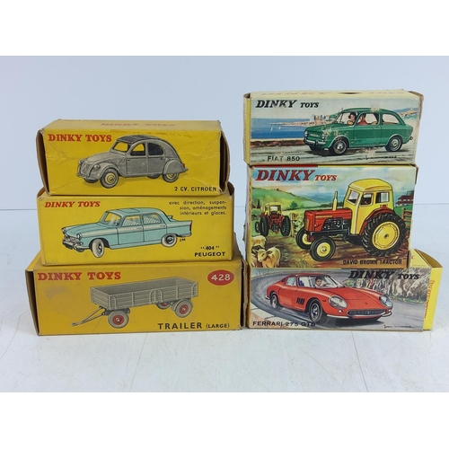 87 - 6 boxed Dinky models, model no's 535, 553, 428, 506, 305 & 509