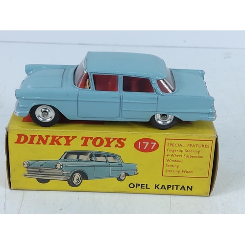 90 - 6 boxed Dinky models, model no's 214, 181, 177, 165, 196 & 165