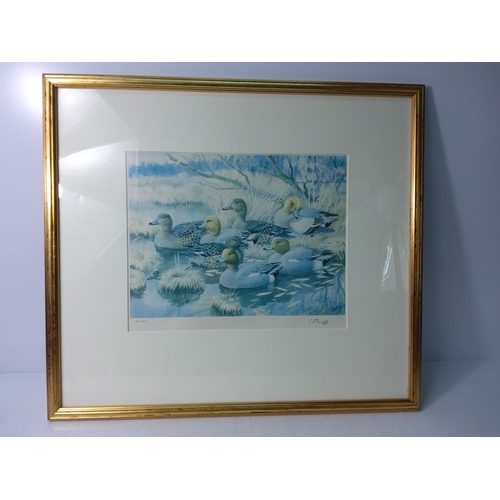 3 - Framed and signed limited edition print, CF Tunnicliffe RA 1901-1979 Wigean 180/300