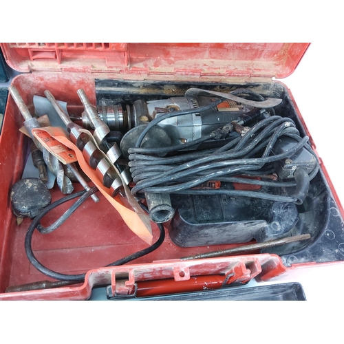 40 - Various tool boxes and contents and a wet & dry vacuum