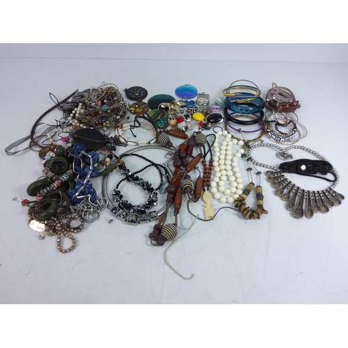 235 - 2 bags of costume jewellery