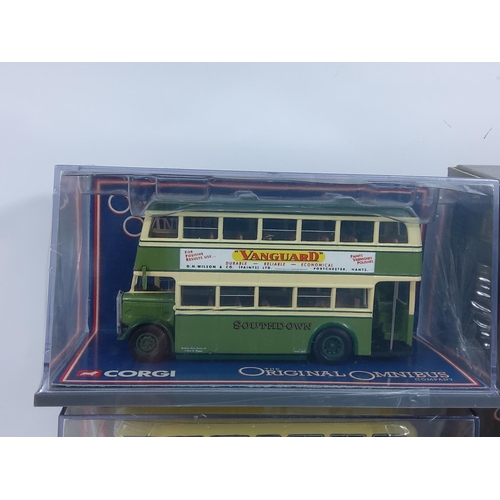 24 - 8 Corgi bus models