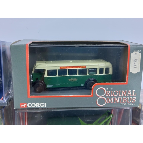 24 - 8 Corgi bus models