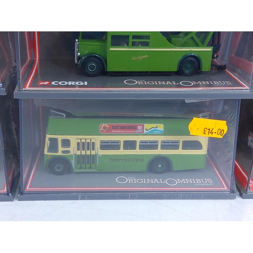 24 - 8 Corgi bus models