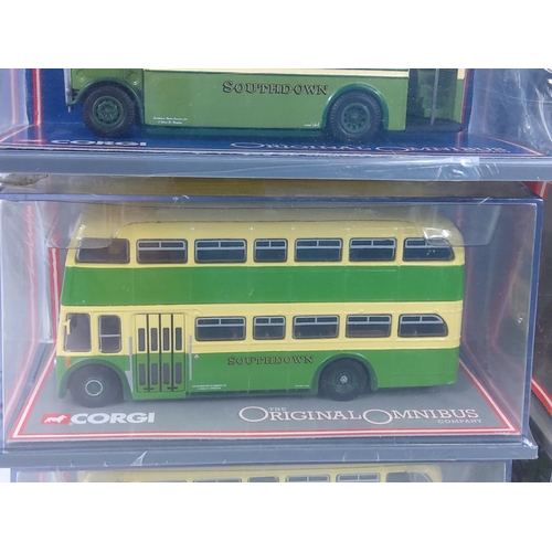 24 - 8 Corgi bus models