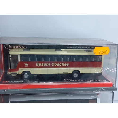 24 - 8 Corgi bus models