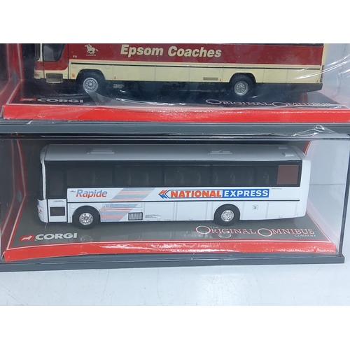 24 - 8 Corgi bus models