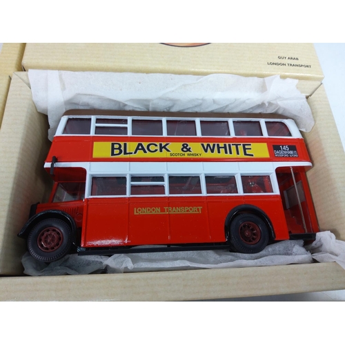 35 - 5 boxed Corgi buses