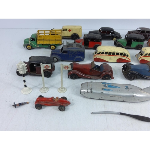 36 - Collection of vintage model vehicles