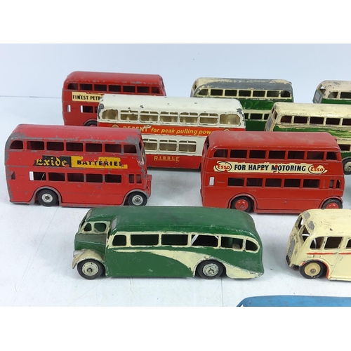 38 - Collection of vintage model buses