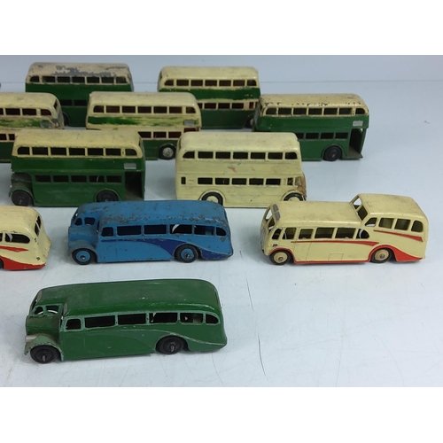 38 - Collection of vintage model buses