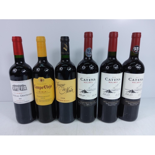 136 - 6 bottle of various red wine