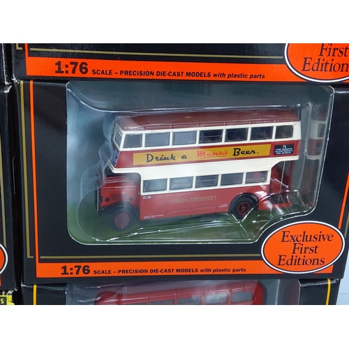 154 - 10 boxed EFE buses