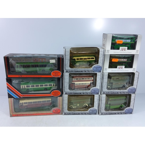 155 - 10 boxed EFE buses