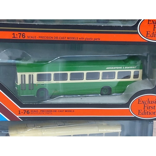 155 - 10 boxed EFE buses