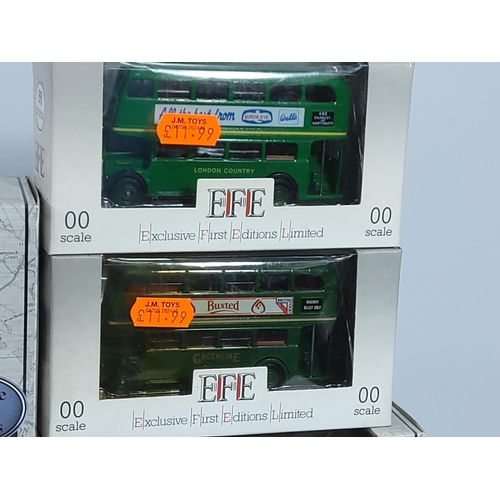 155 - 10 boxed EFE buses