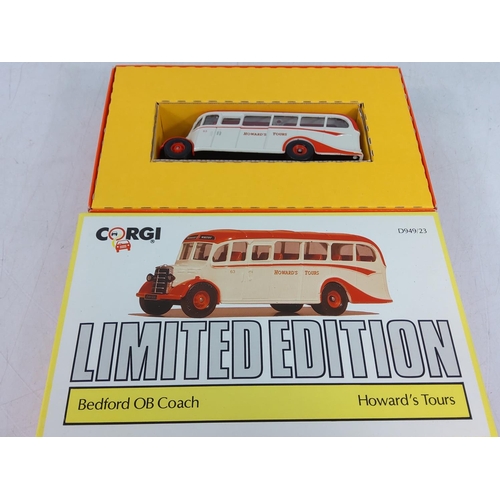 159 - 5 boxed Corgi buses