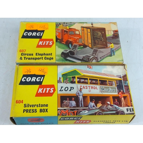 165 - Boxed Corgi and Dinky models and kits