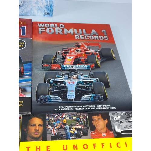 184 - Various DVD sets and books including Formula One and Warships